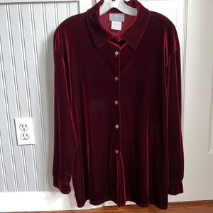 Jaclyn Smith velvet Jacket